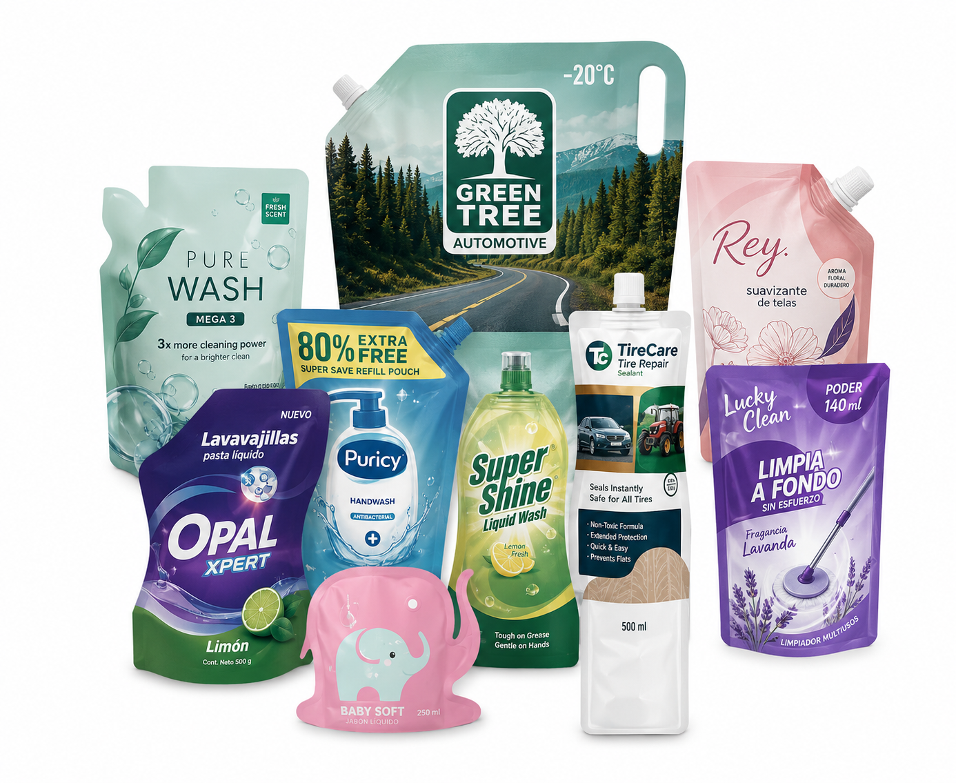 Opakowanie doypack z nakrętką - z dziubkiem